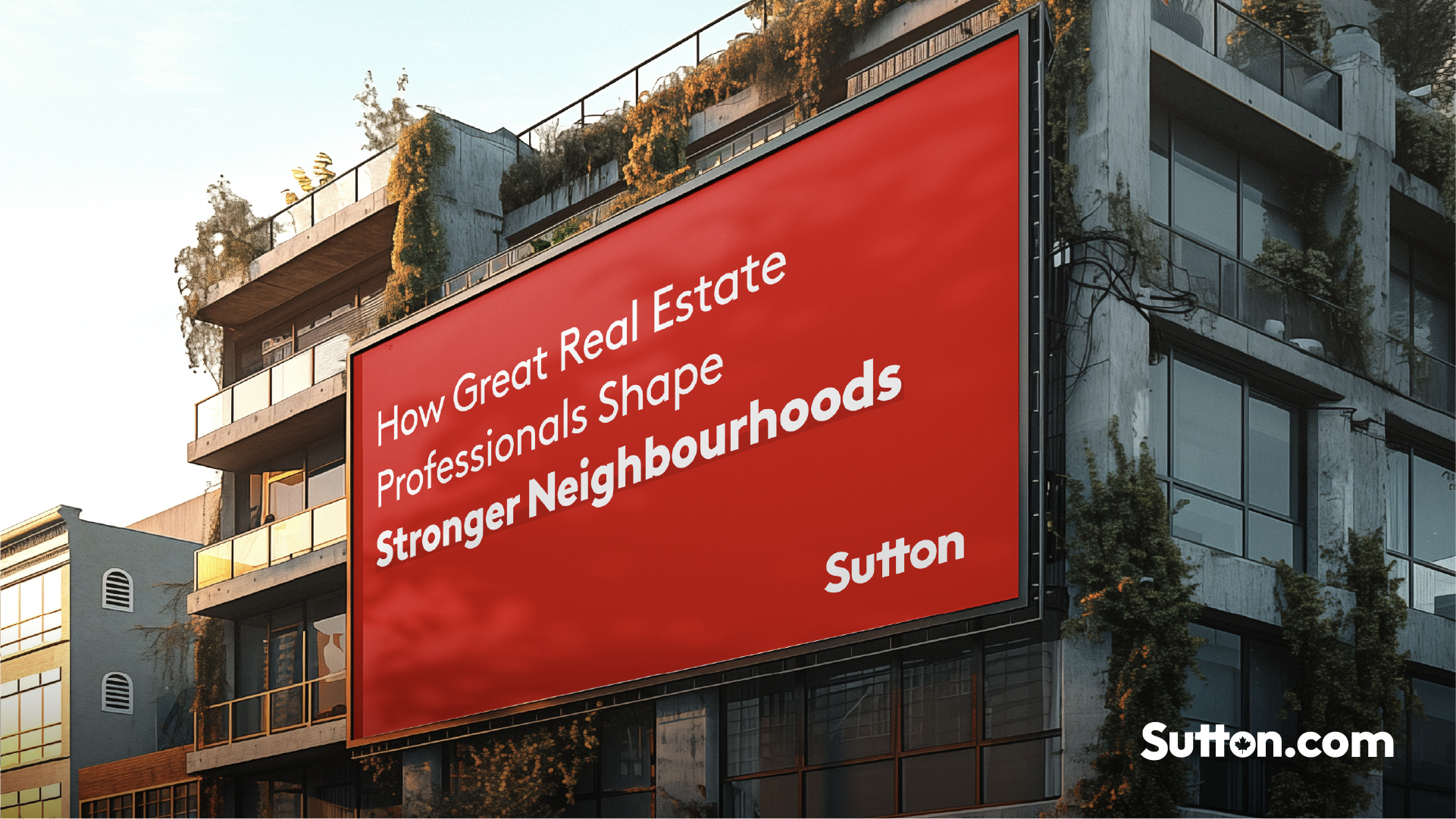 How Great Real Estate Professionals Shape Stronger Neighbourhoods