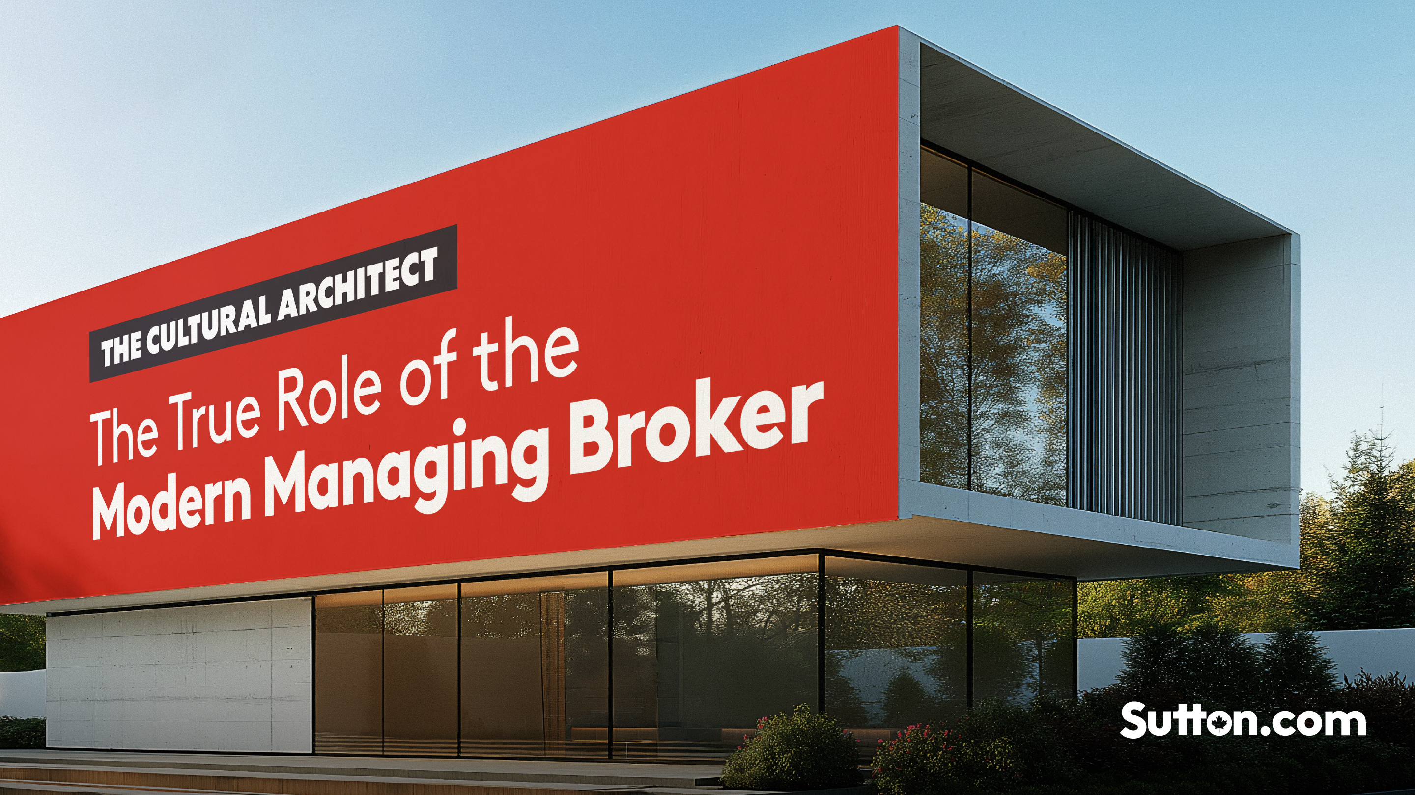 The Cultural Architect: The True Role of the Modern Managing Broker